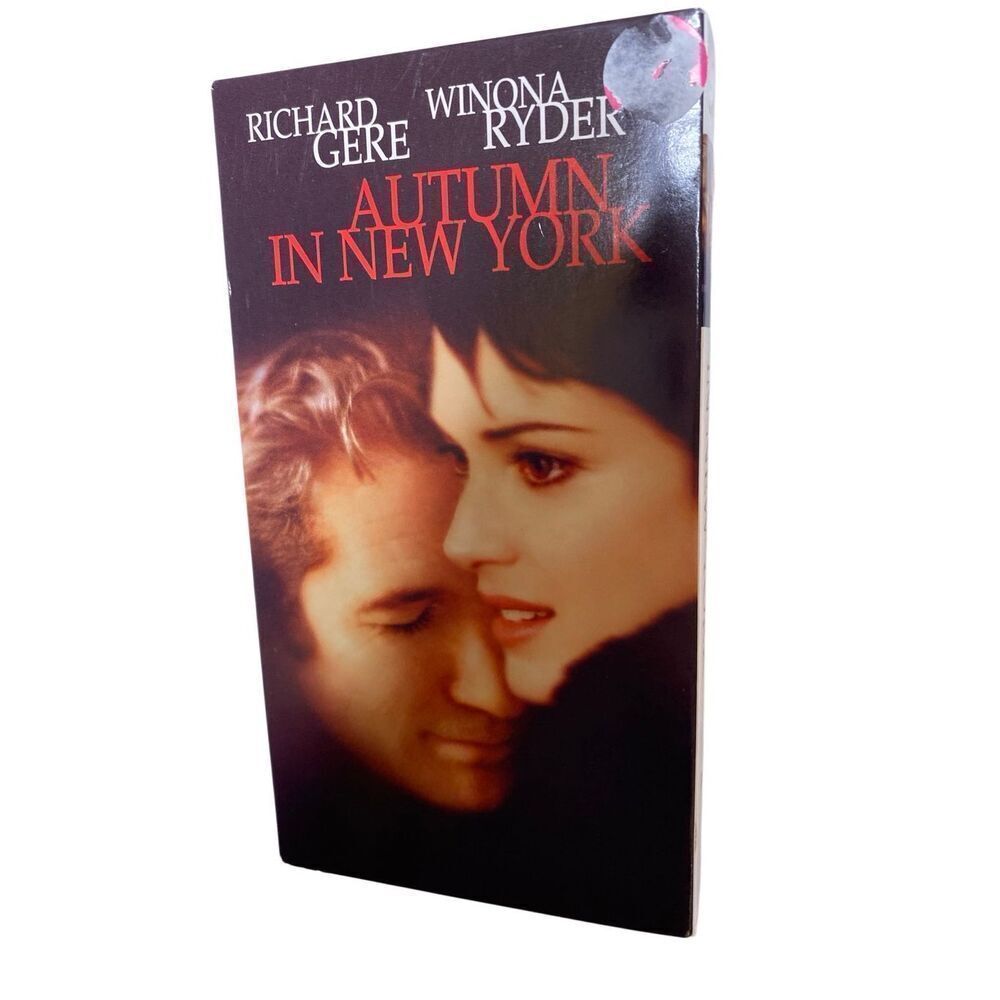 Autumn In New York VHS 2000 Richard Gere Winona Ryder Romantic Drama MGM